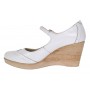 Pantofi dama casual din piele naturala Alb Box - P104ABOX